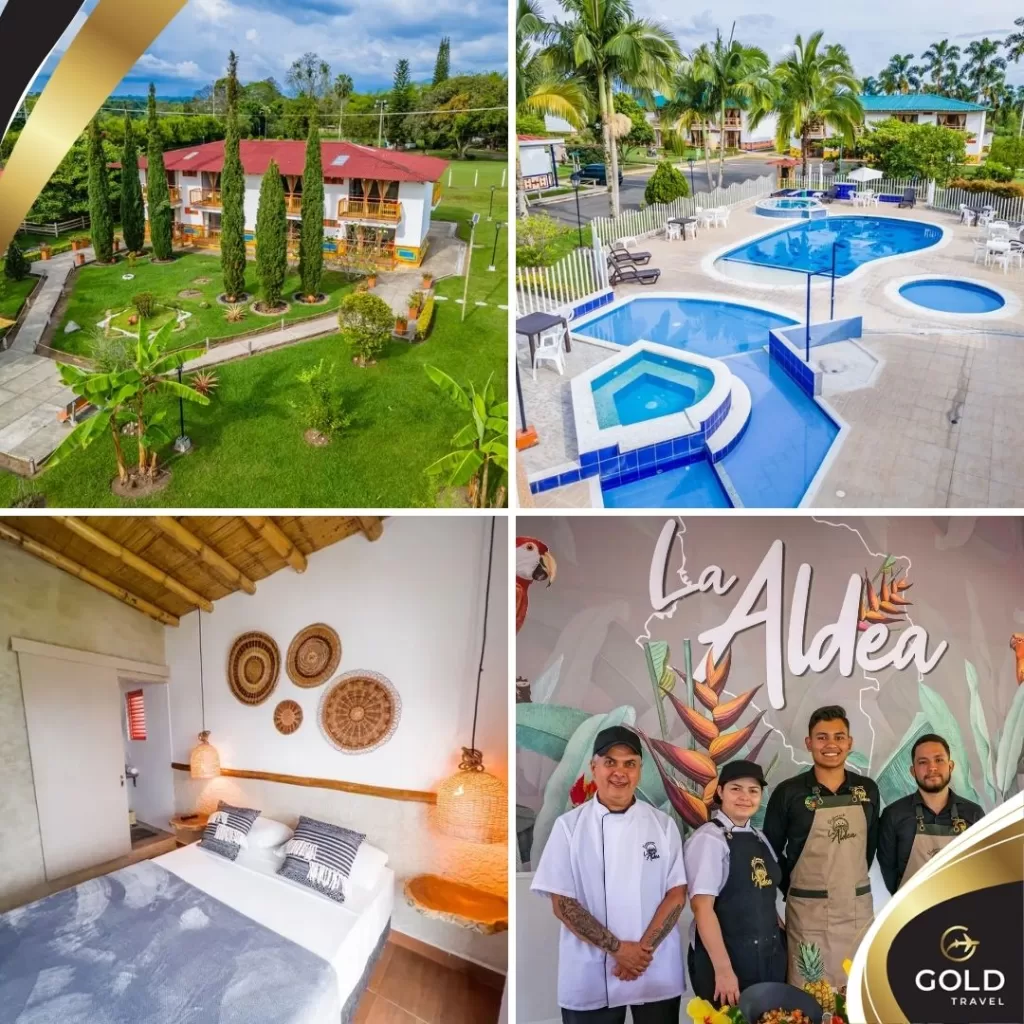 Hotel Campestre La Aldea Tour al eje cafetero Gold Travel Colombai